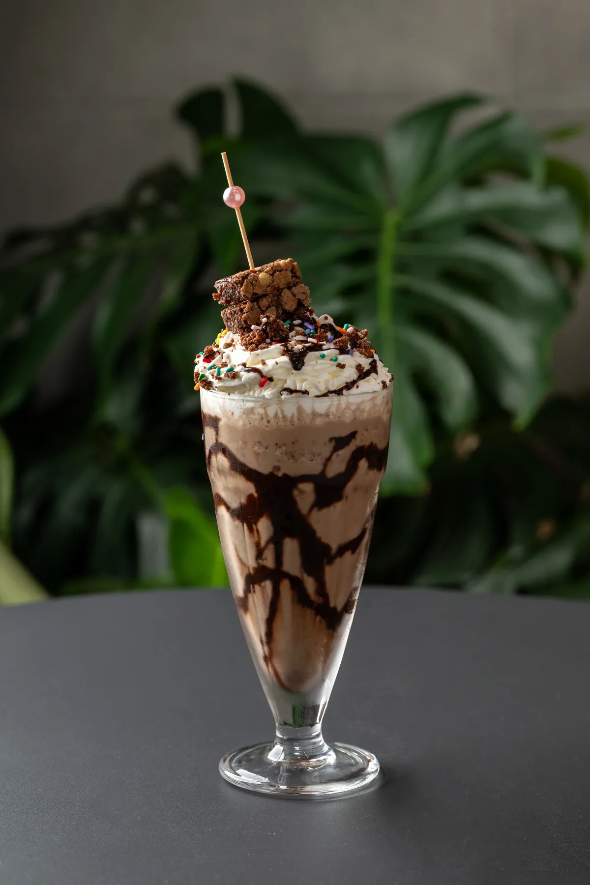 Batido cremoso de la casa